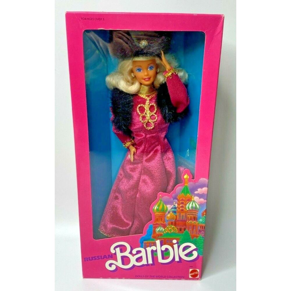 1988 Dolls of the World Collection "Russian Barbie" NIB #1